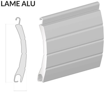 Rollladen_Profil_Alu Profil Lamelle Rollladen Aluminium
