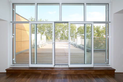 Schiebetür_Fenster Schiebetür aus Glas